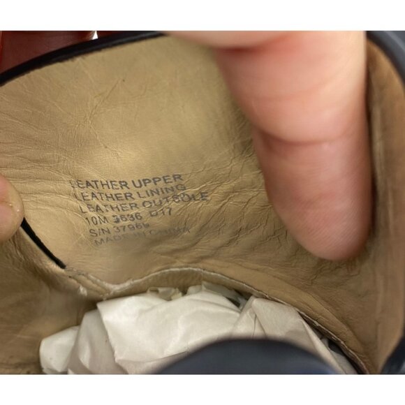 Tory Burch Sidney backless loafers black leather gold-tone heel/logo buckle sz10 - Picture 8 of 14